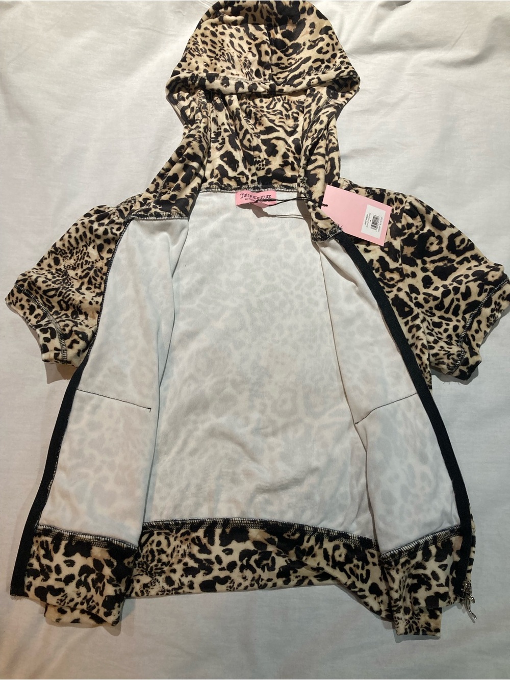 Juicy Couture Leopard Print Velour Track Suit, Women’s size medium, NWT! $179 - Picture 8 of 13